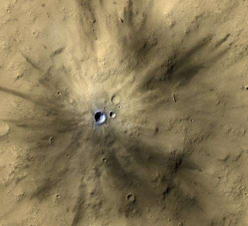 HiRISE Mars camera reveals hundreds of impacts each year