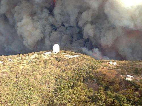 Homes burned but telescopes OK: Bushfire at major observatory