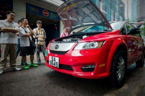 Hong Kong saw its first electric taxis hit the streets on May 18, 2013