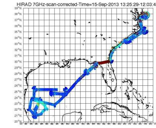 HS3 mission identifies area of strong winds, rain in Hurricane Ingrid