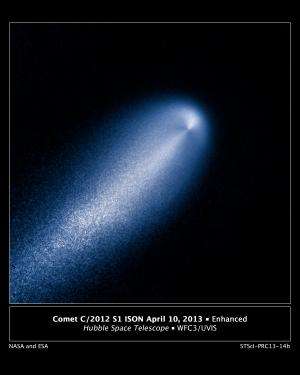 Hubble brings faraway comet into view
