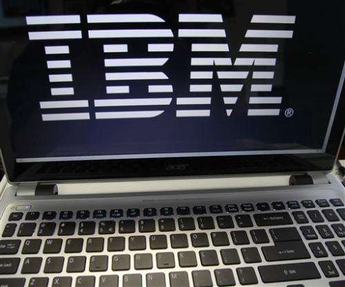 IBM 3Q revenue short of expectations, stock down