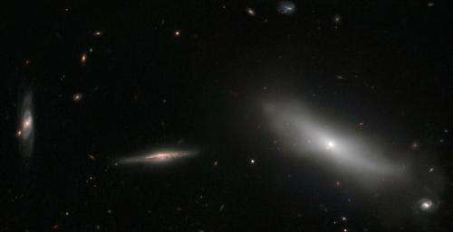Image: NASA's Hubble looks at a members-only galaxy club