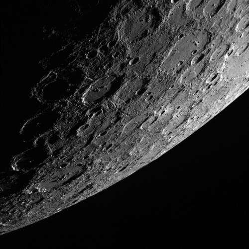 Image: Sunlit side of the planet Mercury