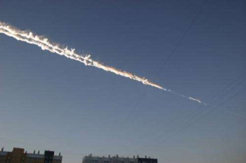 Incoming!  Then outgoing!  Waves generated by Russian meteor recorded crossing the US