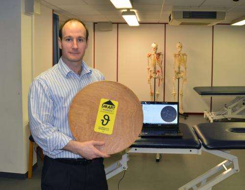 Physiotherapist creates new interactive wobbleboard to help rehabilitate patients