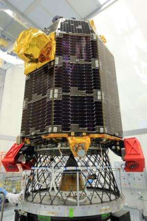 LADEE lunar probe unveiled at NASA’s wallops launch site in Virginia