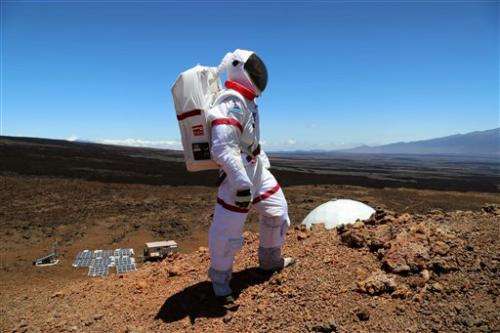 Mars food study researchers emerge from dome