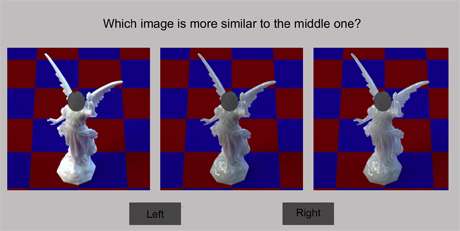 Matching eyes to math for translucent images