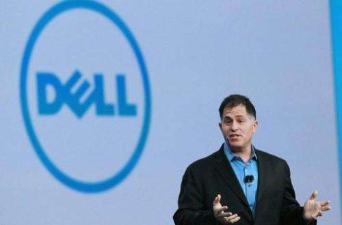 Michael Dell speaks during the 2010 Oracle Open World conference on September 22, 2010, in San Francisco, California