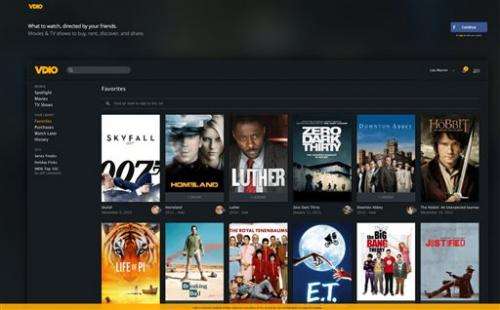 Music service Rdio launches Vdio for TV, movies