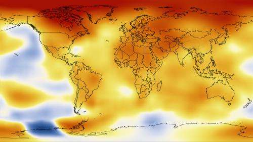 NASA finds 2012 sustained long-term climate warming trend