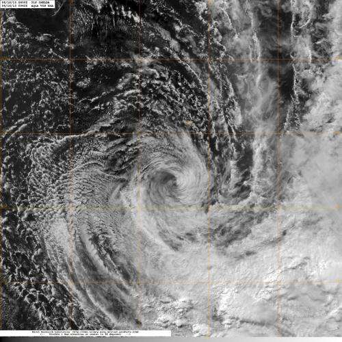 NASA imagery shows wind shear hammering Cyclone Imelda