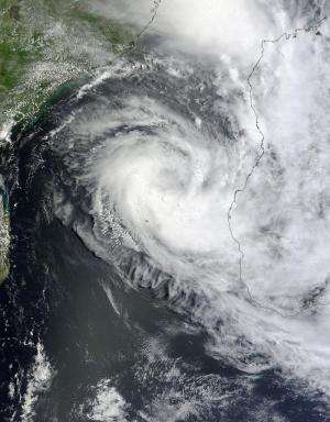 NASA saw Tropical Storm Haruna come together