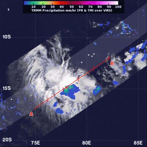 NASA sees 1 area of strength in Tropical Storm Emang