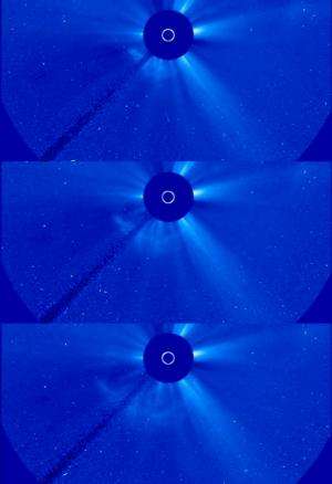 NASA sees a coronal mass ejection erupt from the sun