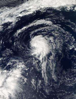 NASA sees Atlantic depression become Tropical Storm Lorenzo