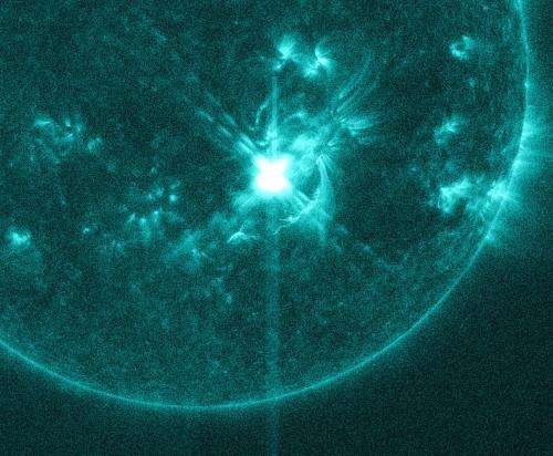 NASA sees Veteran's Day solar flare