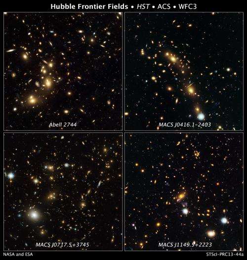 NASA's great observatories begin deepest ever probe of the universe