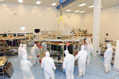 NASA's MMS team assembles final observatory