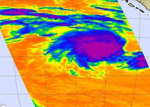 NASA spots active Southern Indian Ocean's Tropical Storm 18S