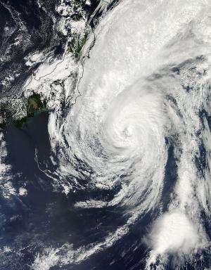 NASA views a transitioning Tropical-Storm Pabuk
