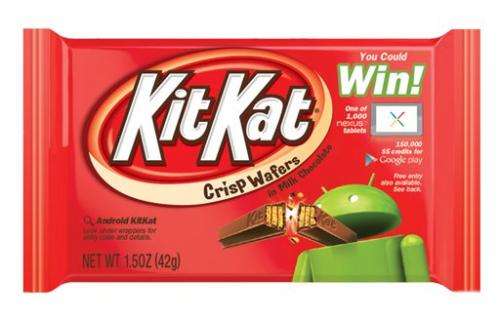 New Android system named 'KitKat'