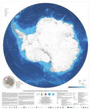 New chart shows the entire topography of the Antarctic seafloor in detail for the first time