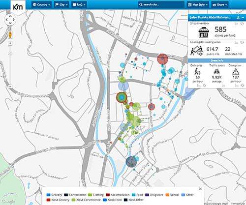 New open-source online maps provide details of urban supply chains