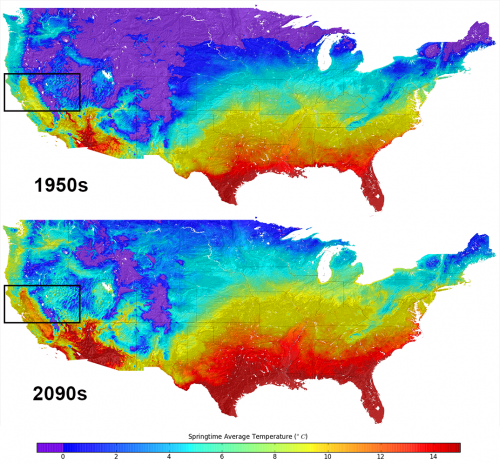 New US climate map shows temperature changes in HD