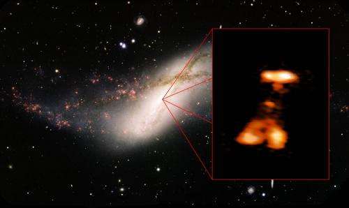 Massive outburst in neighbor galaxy surprises astronomers