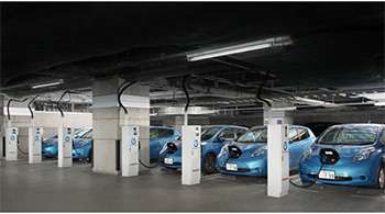 Nissan Leafs can now power the office, as well as the home