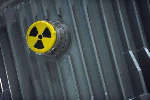 Nuclear waste at a storage facility in Lubmin near Greifswald, Germany, on July 25, 2011.