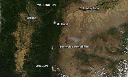 Oregon's Sunnyside Turnoff Fire