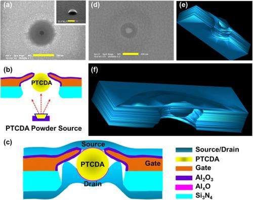 Organic semiconductor transistor made of a single nanoparticle achieves highest mobility yet