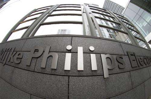 Philips loss shrinks in Q4; sheds division