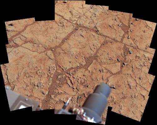 Curiosity rover collects first martian bedrock sample
