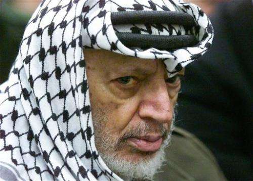 Possible evidence of Arafat poisoning is reported