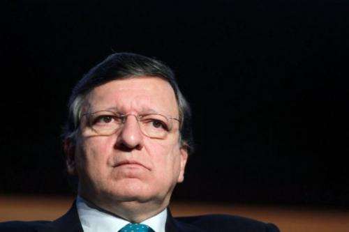 President of the European Commission Jose Manuel Barroso in Dublin, Ireland, on February 28, 2013