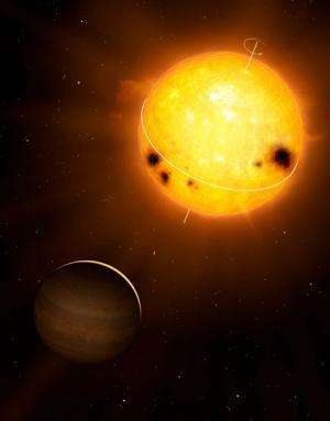 Pulsating star sheds light on exoplanet
