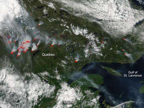 Quebec fires continue raging