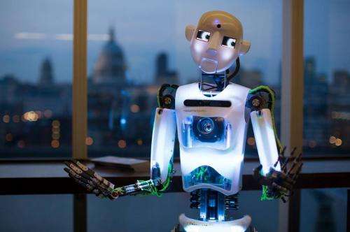 Robot does standup for London audience (w/ Video)