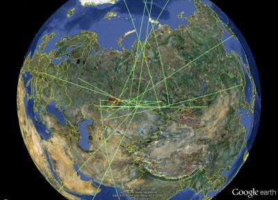 Russian fireball largest ever detected by CTBTO's infrasound sensors