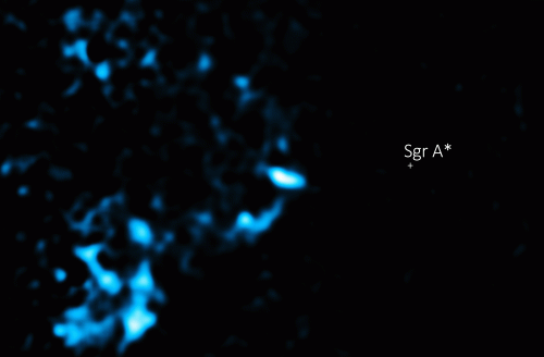 Sagittarius A*: A glimpse of the violent past of Milky Way's giant black hole