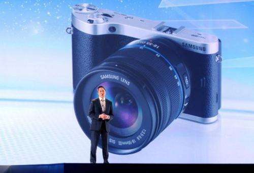 Samsung Electronics' Michael Abary at a press event for the International CES on January 7, 2013 in Las Vegas