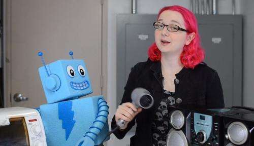 Learning electronics company Adafruit offers children electronics lessons on YouTube