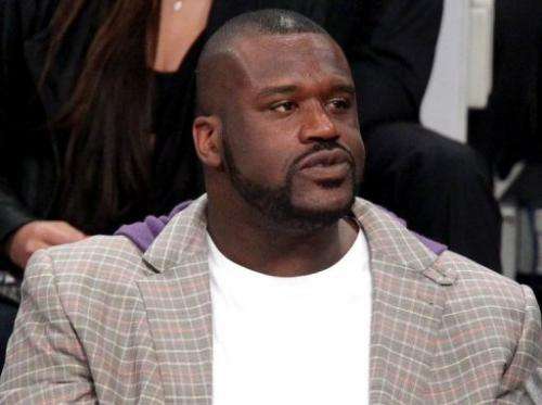 Shaquille O'Neal at the Staples Center on February 19, 2011 in Los Angeles, California
