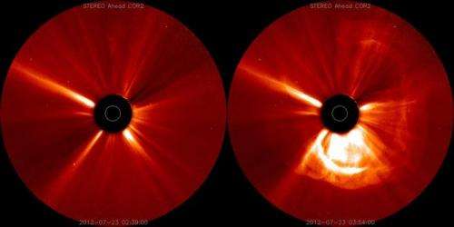Solar eruption could help Earth prepare for technology melt-down