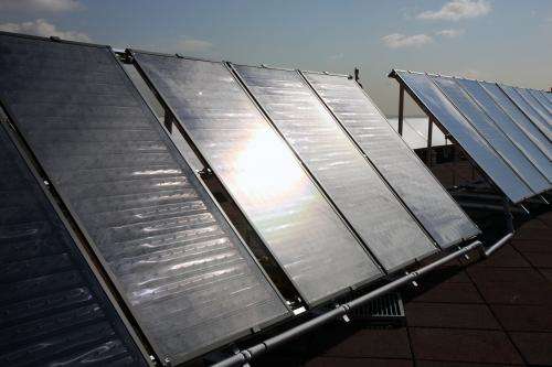 Solar panels can be used to provide heating and air conditioning