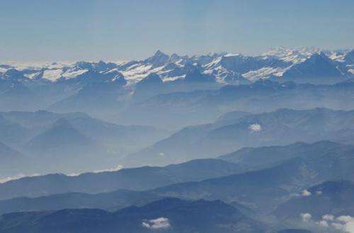 Soot suspect in mid-1800s Alps glacier retreat